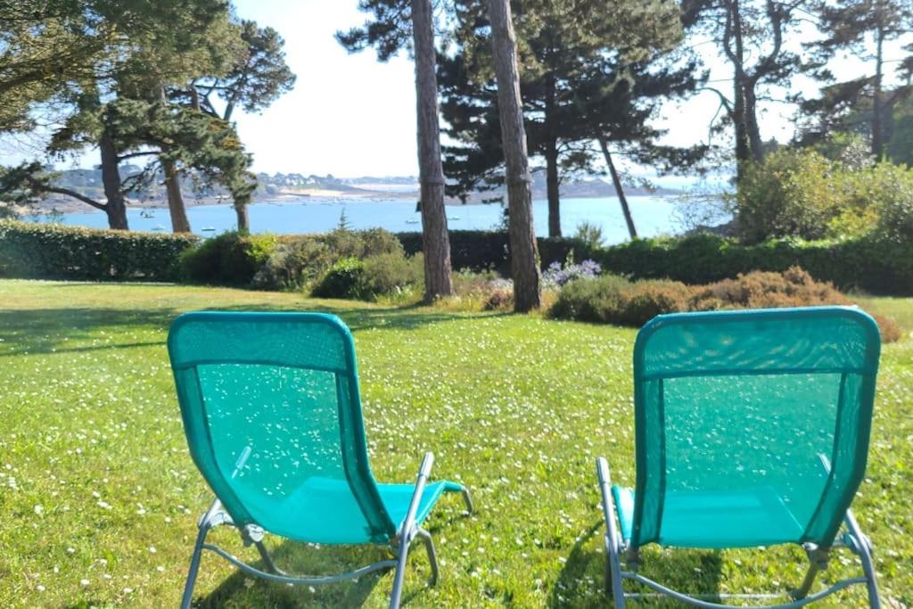 Villa 10P, Exposition Sud, La Plage De Sable Au Bout Du Jardin Saint-Briac-sur-Mer Ngoại thất bức ảnh
